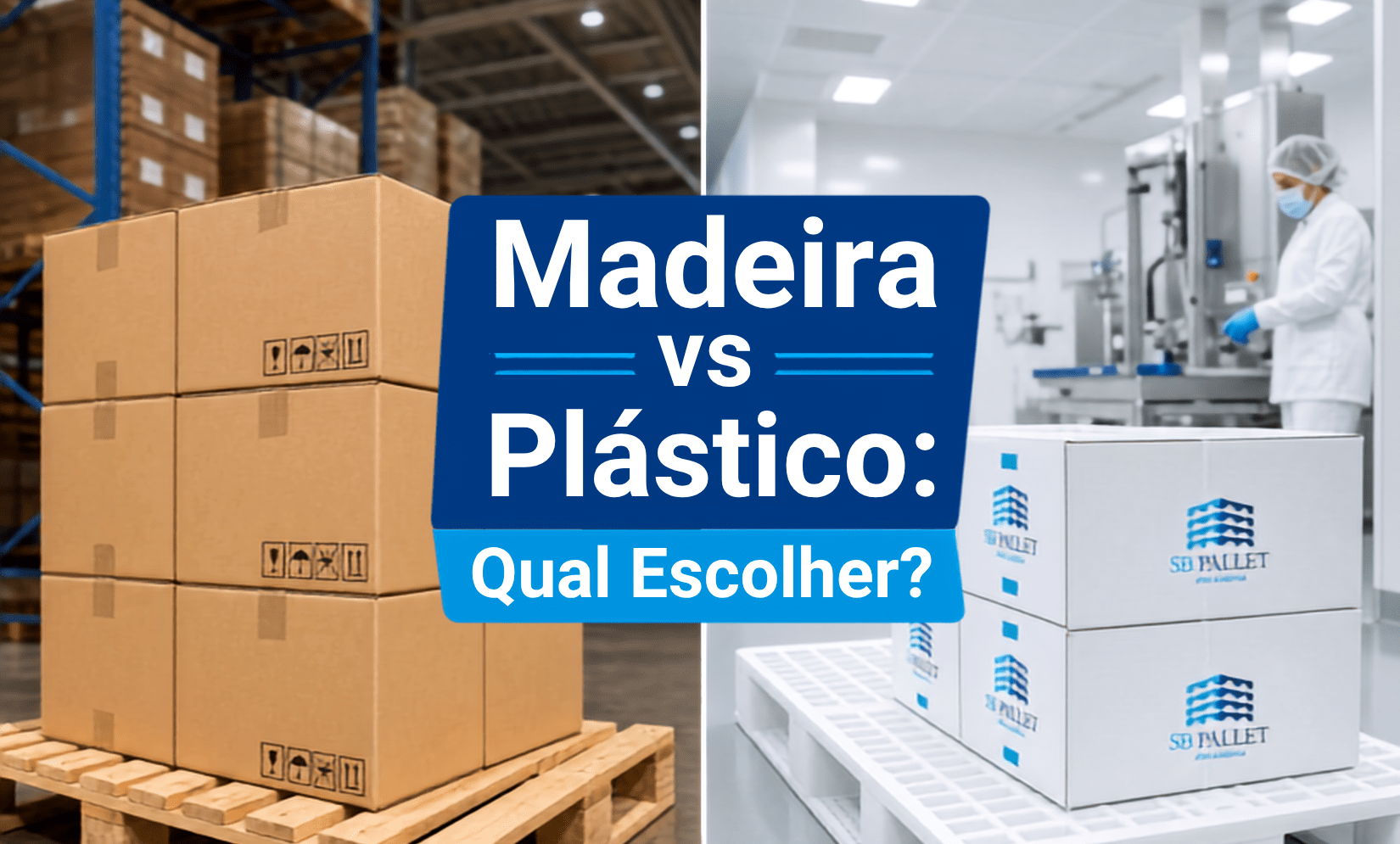 Pallets de Madeira ou Plástico? Qual escolher?